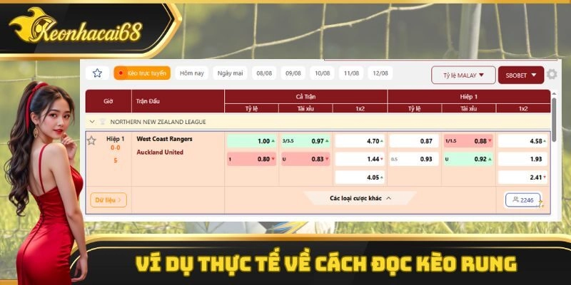 V&iacute; dụ thực tế về c&aacute;ch đọc k&egrave;o rung